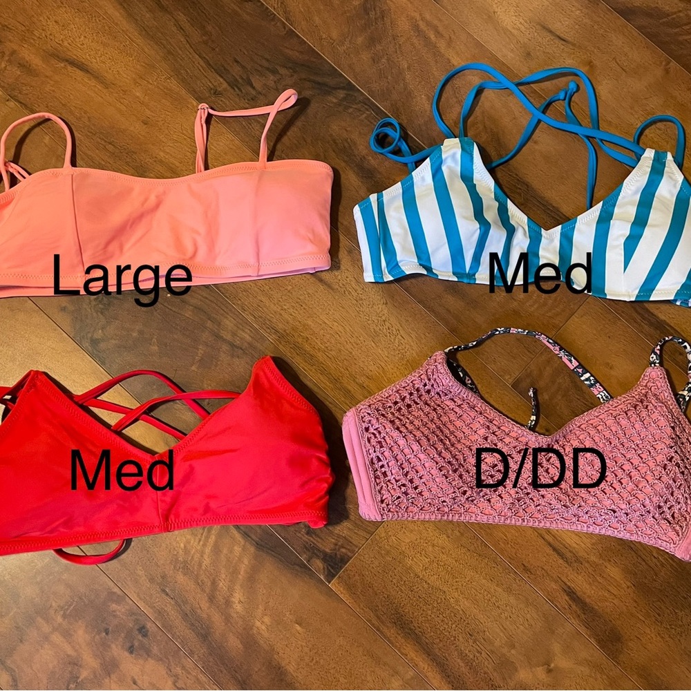 Assorted bikini tops - will sell separately $5 each